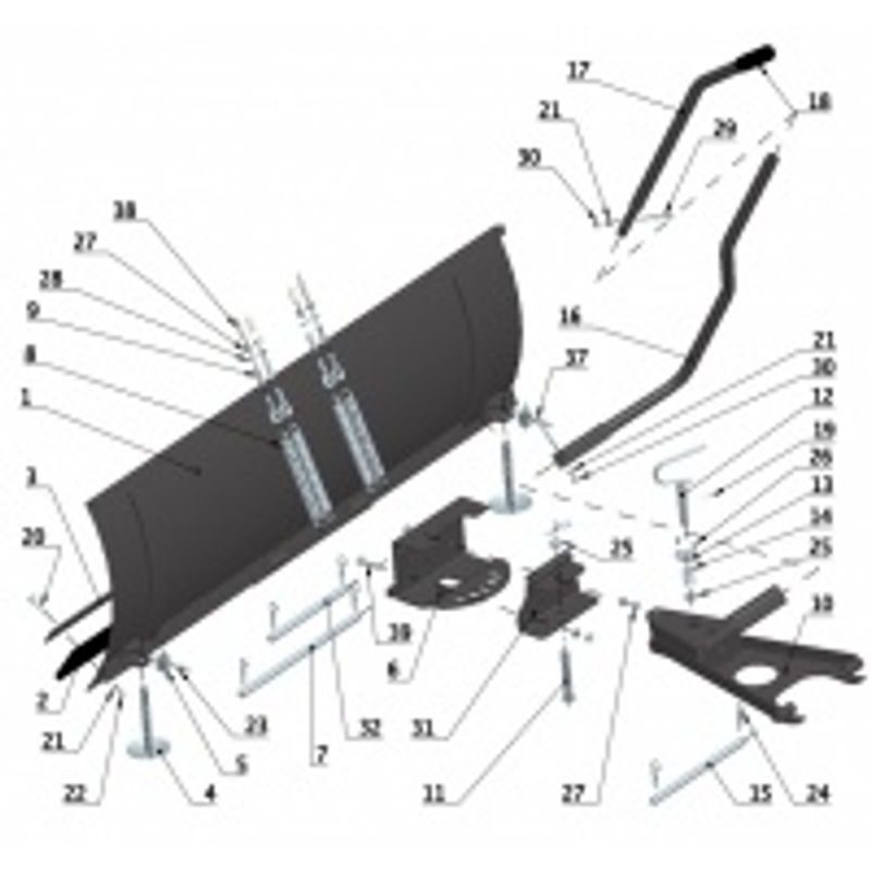 RADLICE PRO ZAHRADNÍ TRAKTOR – ODPRUŽENÁ 1,4 M – STANDARD - VARES - SNĚHOVÉ RADLICE NA TRAKTOR - PŘÍSLUŠENSTVÍ A DOPLŇKY