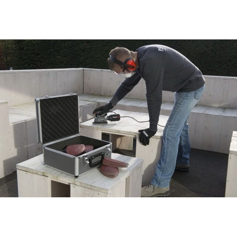 POWERPLUS POWESET5 VIBRAČNÍ MINI DELTA BRUSKA 140 W SET - ELEKTRO NÁŘADÍ