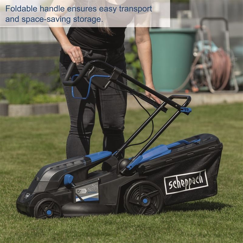 SCHEPPACH BC-MP380-X-SET XL2 2X 20 V IXES AKU SEKAČKA 4V1 S BEZUHLÍKOVÝM MOTOREM + 2X 4AH BATERIE + NABÍJEČKA 4,5 A - AKUMULÁTOROVÉ SEKAČKY - SEKAČKY