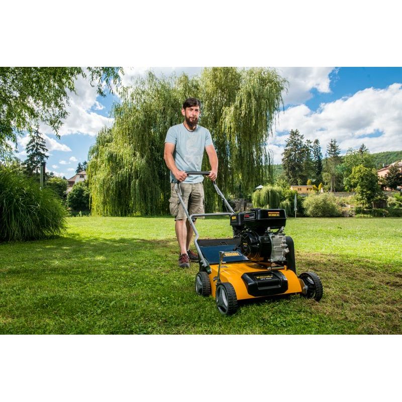 RIWALL PRO RPV 4058 TRAVNÍ VERTIKUTÁTOR/PROVZDUŠŇOVAČ S BENZINOVÝM MOTOREM 40 CM - ZAHRADNÍ STROJE A TECHNIKA