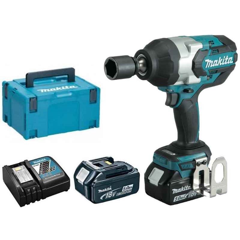 MAKITA DTW1001RTJ - AKU RÁZOVÝ UTAHOVÁK 3/4" LI-ION LXT 18V/5,0AH - AKU NÁŘADÍ