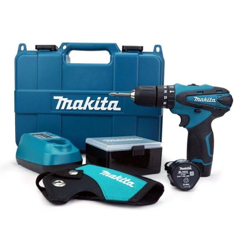 MAKITA HP330DWE - AKU PŘÍKLEPOVÝ ŠROUBOVÁK LI-ION 10,8V/1,3AH - AKU NÁŘADÍ