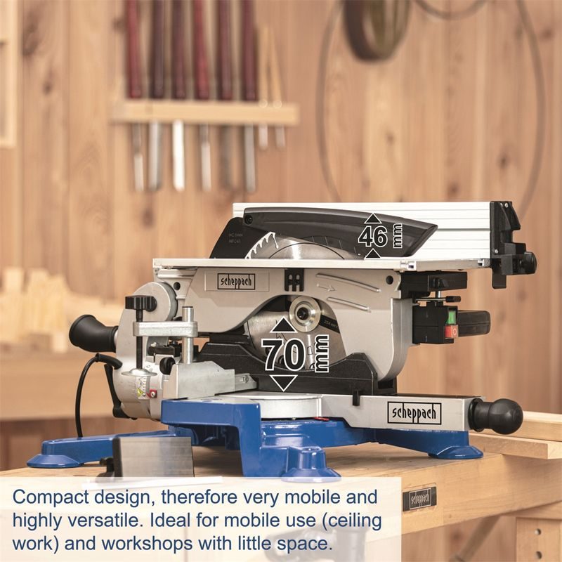 SCHEPPACH HM 100 T KOMBINOVANÁ POKOSOVÁ/STOLOVÁ PILA - ELEKTRO NÁŘADÍ