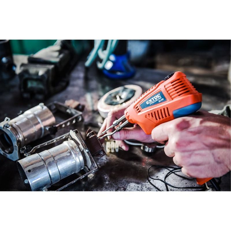 EXTOL PREMIUM PISTOLE PÁJECÍ S REGULACÍ TEPLOTY, TRANSFORMÁTOROVÁ, 200W, 8894510 - ELEKTRO NÁŘADÍ