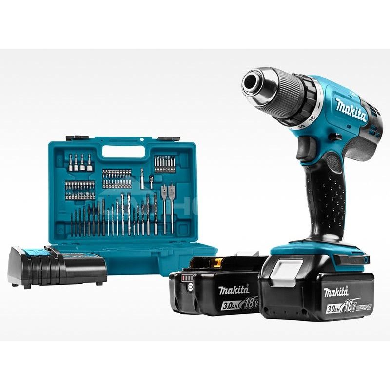 MAKITA DDF453SFX1 - AKU VRTACÍ ŠROUBOVÁK S PŘÍSLUŠENSTVÍM LI-ION LXT 18V/3,0AH - AKU NÁŘADÍ