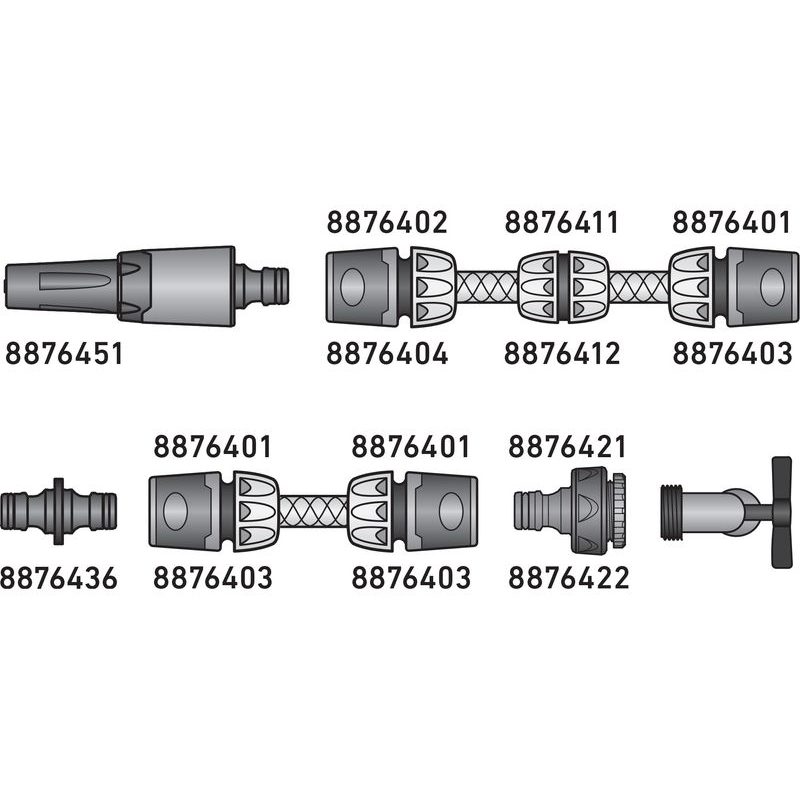 EXTOL PREMIUM KONEKTOR NA KOHOUTEK, 3/4"-1", 8876422 - PLASTOVÉ SPOJKY - ZAVLAŽOVÁNÍ + HADICE