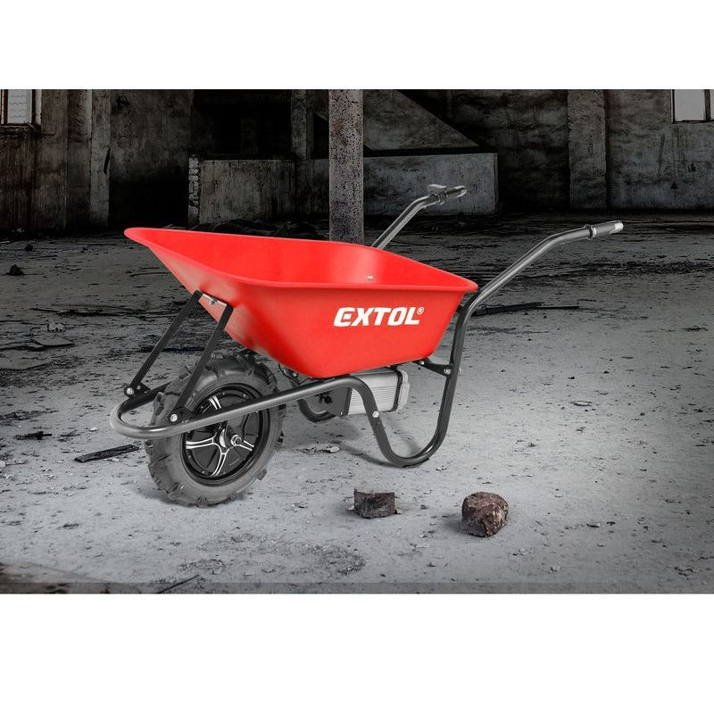 EXTOL PREMIUM KOLEČKO AKU, 150KG, 80L, 40V LI-ION, 6AH, 8891590 - ZAHRADNÍ STROJE A TECHNIKA