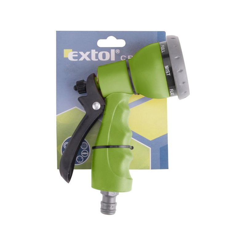EXTOL CRAFT POSTŘIKOVAČ ZAHRADNÍ NA HADICI, 7-FUNKČNÍ, 70113 - POSTŘIKOVACÍ HLAVICE - ZAVLAŽOVÁNÍ + HADICE