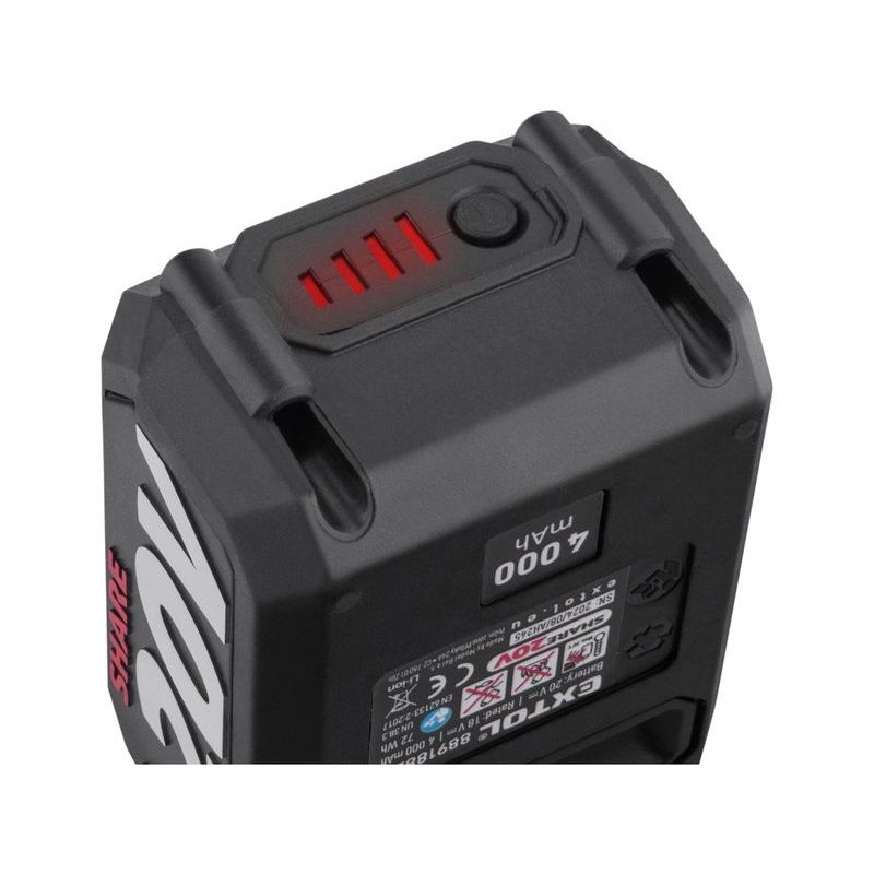 EXTOL ENERGY BATERIE AKUMULÁTOROVÁ SHARE20V, 4AH, 8891882 - AKU NÁŘADÍ