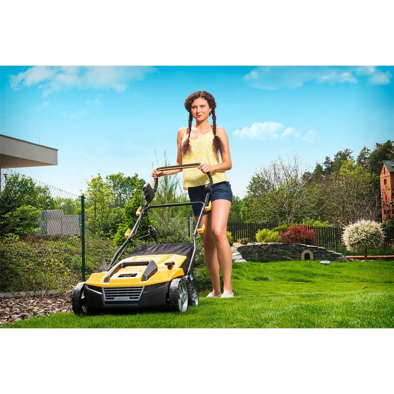 RIWALL PRO REV 3816 TRAVNÍ PROVZDUŠŇOVAČ S ELEKTRICKÝM MOTOREM COMBI 3 V 1 - ELEKTRICKÉ VERTIKUTÁTORY - ZAHRADNÍ STROJE A TECHNIKA