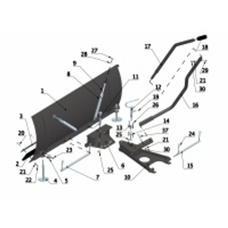 RADLICE PRO ZAHRADNÍ TRAKTOR – ODPRUŽENÁ 1,18 M – STANDARD VARES - SNĚHOVÉ RADLICE NA TRAKTOR - PŘÍSLUŠENSTVÍ A DOPLŇKY