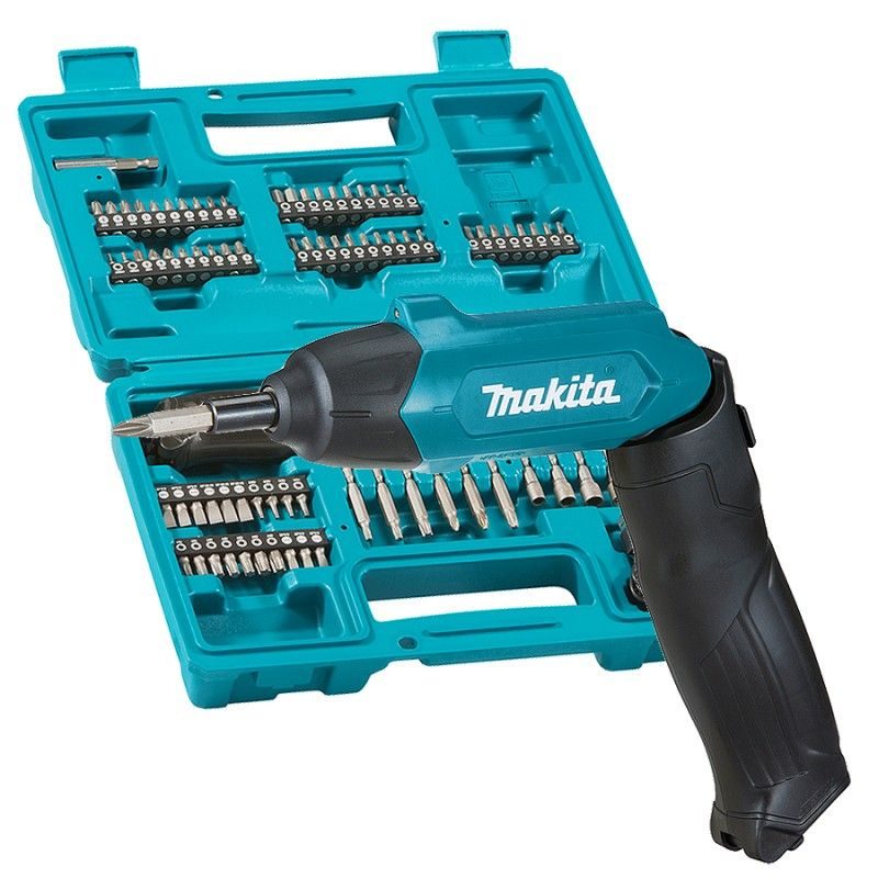 MAKITA DF001DW - AKU VRTACÍ ŠROUBOVÁK S PŘÍSLUŠENSTVÍM 1/4"LI-ION 3,6V - AKU NÁŘADÍ
