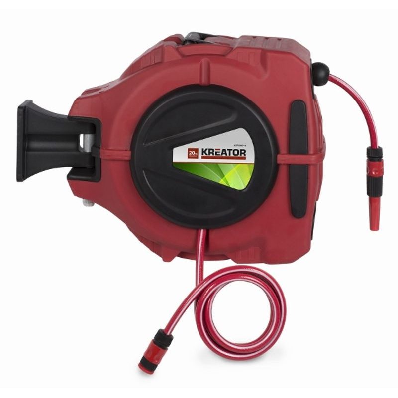 KREATOR KRTGR6710 ZAHRADNÍ HADICE S AUT. NAVÍJENÍM 20M 1/2"  - NAVIJÁKY NA HADICI - ZAVLAŽOVÁNÍ + HADICE