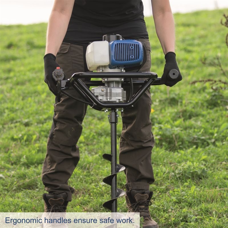 SCHEPPACH EB 2000 PŮDNÍ VRTÁK + 2 VRTÁKY - PŮDNÍ VRTÁKY - ZAHRADNÍ STROJE A TECHNIKA