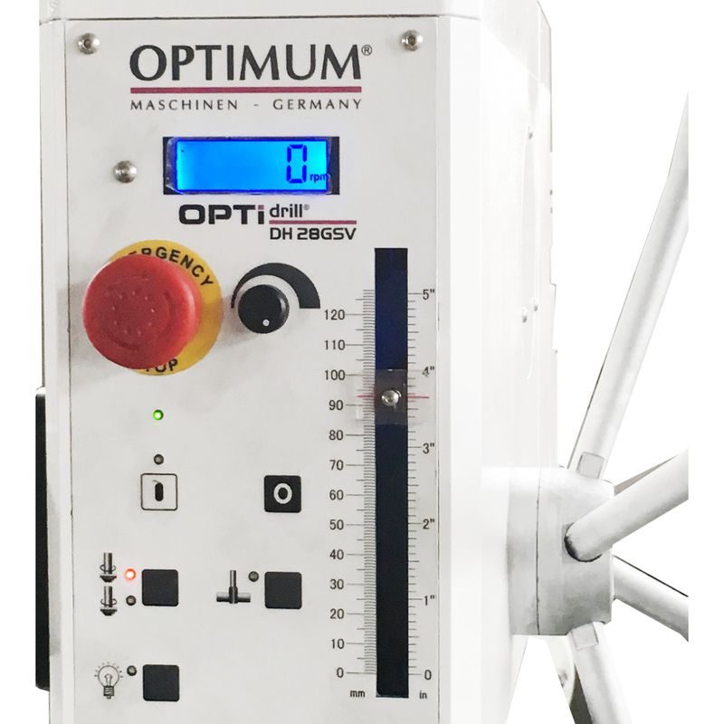 SLOUPOVÁ PŘEVODOVÁ VRTAČKA OPTIDRILL DH 28 GSV - ELEKTRO NÁŘADÍ