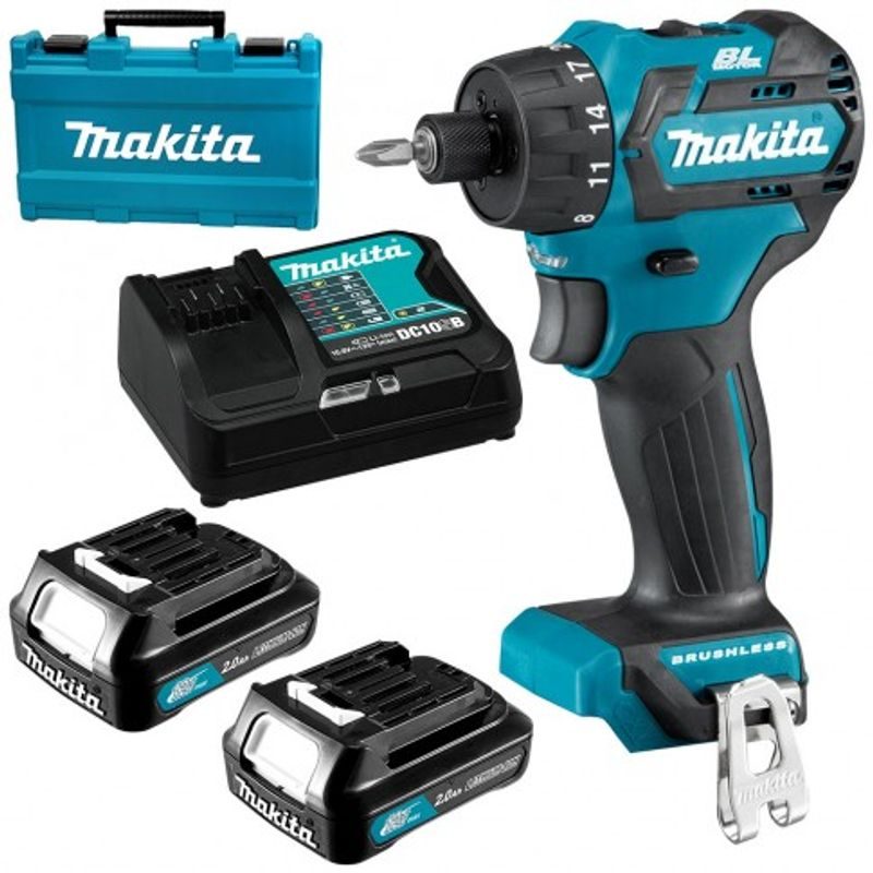 MAKITA DF032DSAE - AKU BEZUHLÍKOVÝ ŠROUBOVÁK LI-ION CXT 10,8/12V/2,0AH - AKU NÁŘADÍ