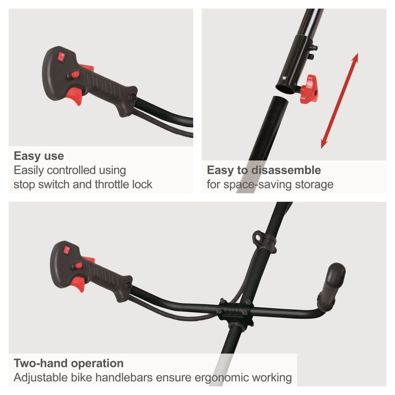 SCHEPPACH BCH 5200 PB KŘOVINOŘEZ S BENZINOVÝM MOTOREM 52 CM3 - 2-TAKTNÍ KŘOVINOŘEZY - ZAHRADNÍ STROJE A TECHNIKA
