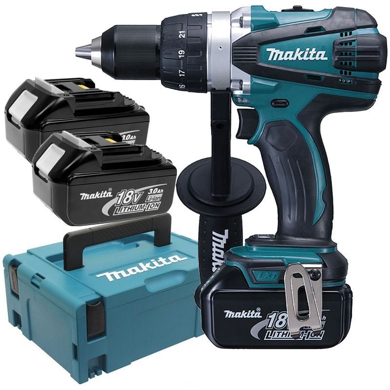 MAKITA DDF458RF3J - AKU VRTACÍ ŠROUBOVÁK LI-ION LXT 3XAKU 18V 3,0 AH,MAKPAC - AKU NÁŘADÍ