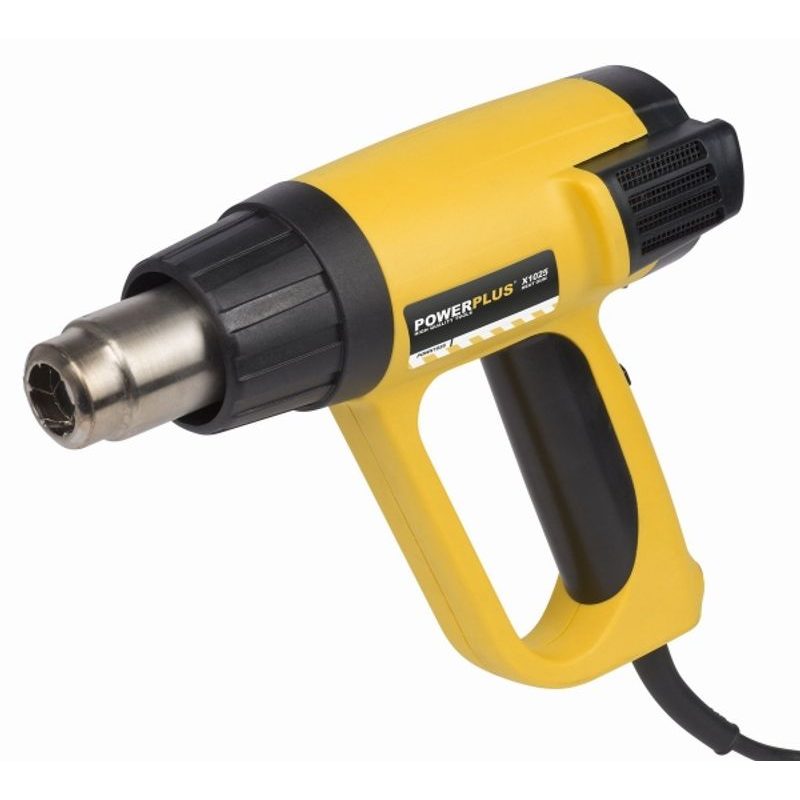 POWERPLUS POWX1025 HORKOVZDUŠNÁ PISTOLE 2 000 W LCD - ELEKTRO NÁŘADÍ