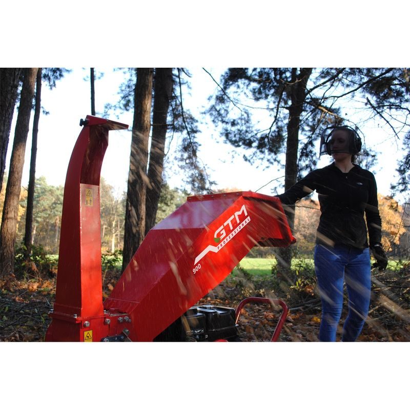 GTM GTS 900G DRTIČ DŘEVA S BENZINOVÝM MOTOREM - DRTIČE VĚTVÍ - ZAHRADNÍ STROJE A TECHNIKA