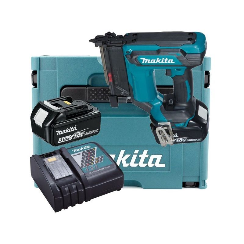 MAKITA DPT353RFJ - AKU HŘEBÍKOVAČKA NA PINKY LI-ION LXT 18V/3,0AH, MAKPAC - AKU NÁŘADÍ