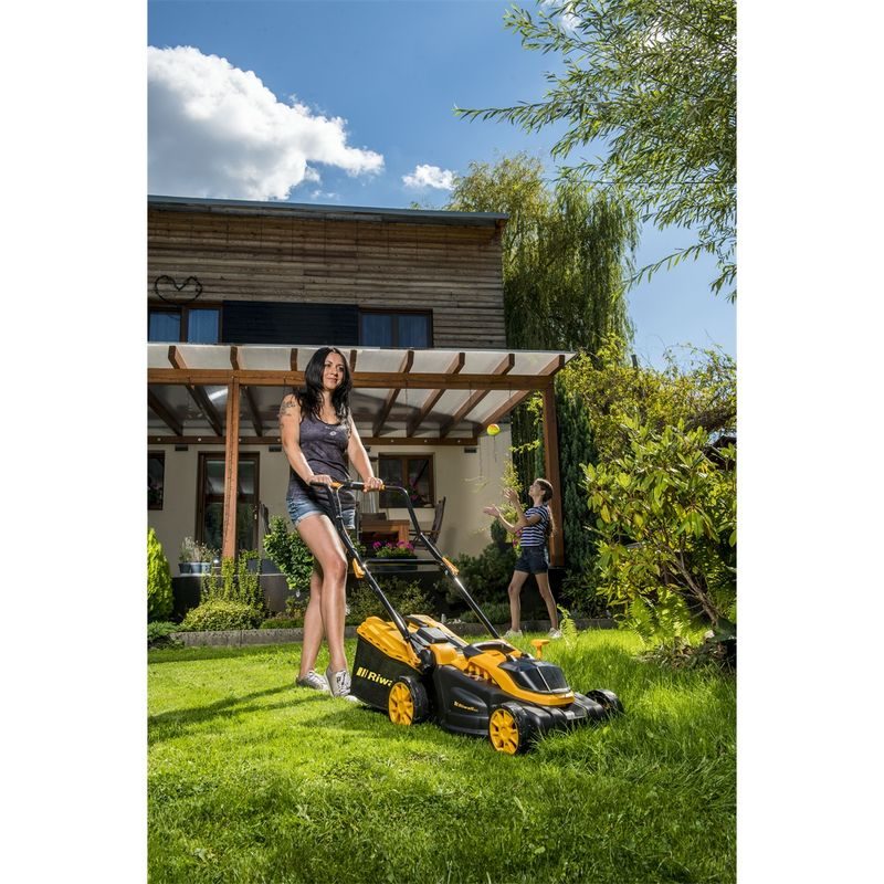 RIWALL PRO RALM 3820 AKUMULÁTOROVÁ TRAVNÍ SEKAČKA 20 V (BEZ BATERIE A NABÍJEČKY) - AKUMULÁTOROVÉ SEKAČKY - SEKAČKY