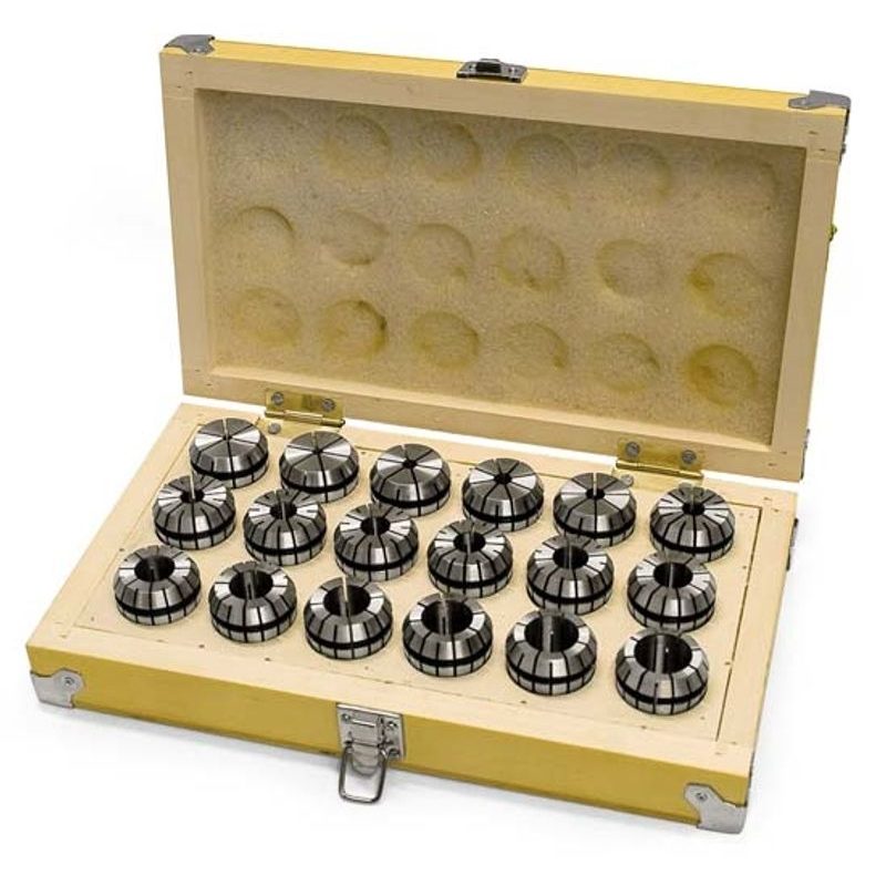 KLEŠTINY ER32, 3 – 20 MM, SADA 18 KS - ELEKTRO NÁŘADÍ