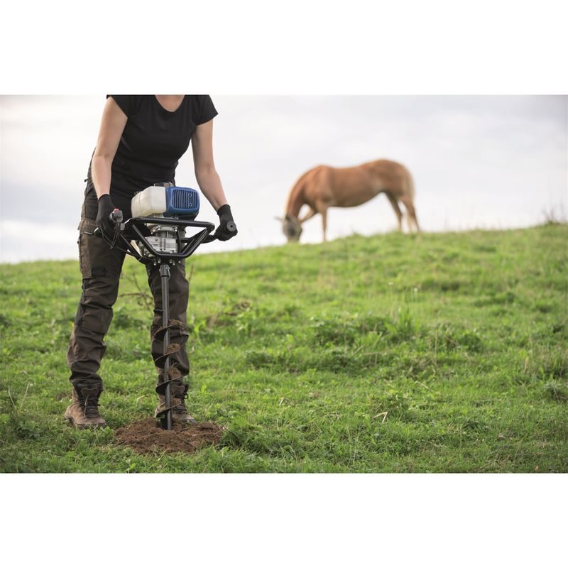 SCHEPPACH EB 2000 PŮDNÍ VRTÁK + 2 VRTÁKY - PŮDNÍ VRTÁKY - ZAHRADNÍ STROJE A TECHNIKA