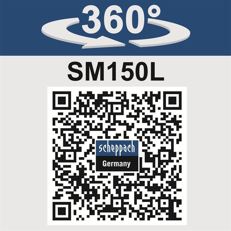 SCHEPPACH SM 150 L DVOUKOTOUČOVÁ BRUSKA - ELEKTRO NÁŘADÍ