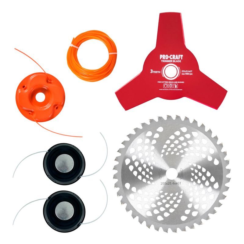 BENZÍNOVÝ KŘOVINOŘEZ S ELEKTRICKÝM STARTOVANÍM PROCRAFT 357GBC-EL | 357GBC-EL PROCRAFT - 2-TAKTNÍ KŘOVINOŘEZY - ZAHRADNÍ STROJE A TECHNIKA