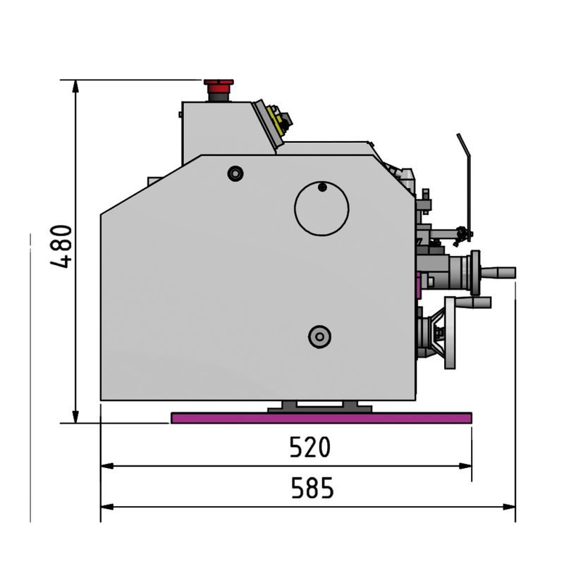 STOLNÍ SOUSTRUH OPTITURN TU 2304 V - ELEKTRO NÁŘADÍ