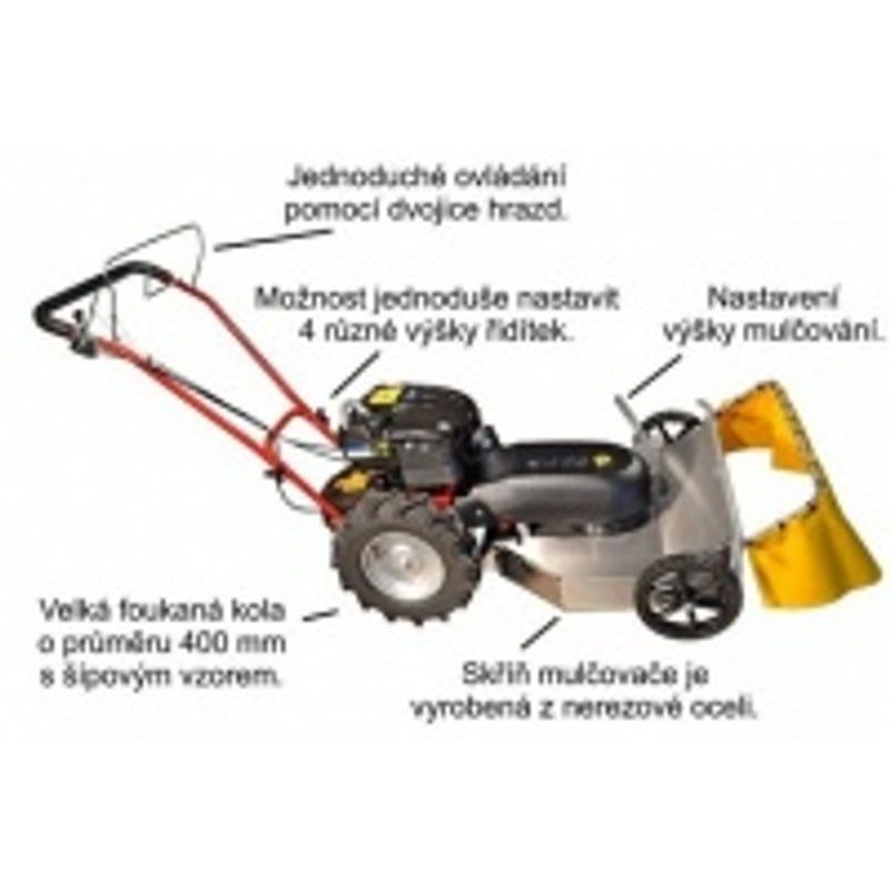 DAKR  MULČOVAČ TEKTON GCVX - MULČOVACÍ SEKAČKY - SEKAČKY