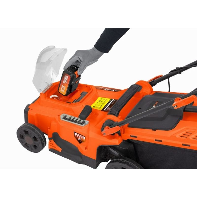 POWERPLUS POWDPG75620 AKU SEKAČKA 40V LI-ION 370 MM PLUS VYŽÍNAČ 20V PLUS NABÍJEČKA PLUS BATERIE 40V 2,5 AH - AKUMULÁTOROVÉ SEKAČKY - SEKAČKY