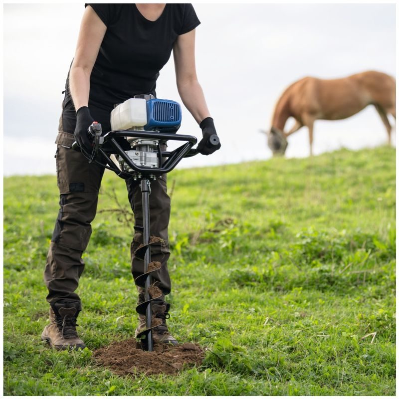 SCHEPPACH EB 2000 PŮDNÍ VRTÁK + 2 VRTÁKY - PŮDNÍ VRTÁKY - ZAHRADNÍ STROJE A TECHNIKA