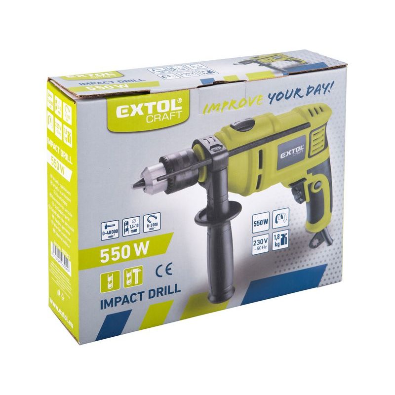 EXTOL CRAFT VRTAČKA S PŘÍKLEPEM, 550W, 401163 - ELEKTRO NÁŘADÍ