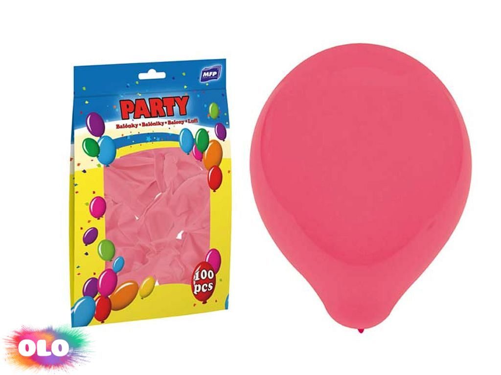 balónek nafukovací standard 30cm růžový 8000120 - MFP Paper s.r.o. -  Kompletní nabídka - - OLO.cz - prodej party dekorací a potřeb