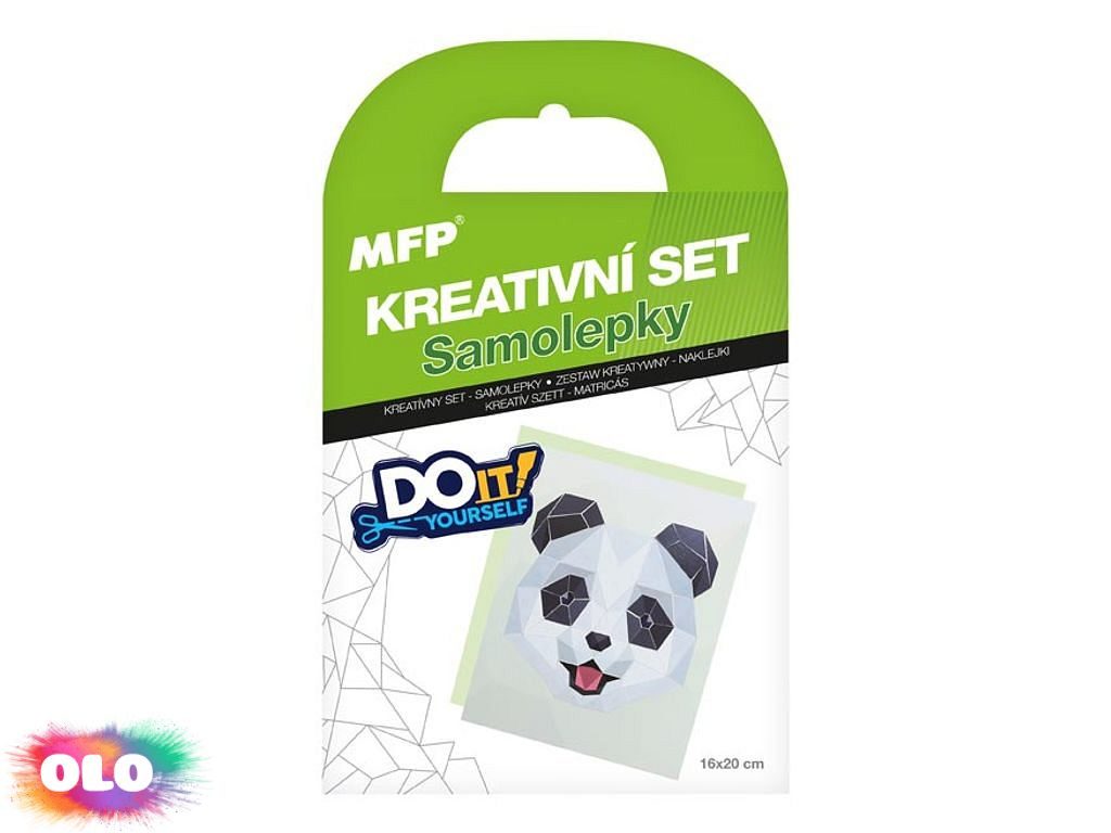 kreativní set - samolepky panda 1042137 - MFP Paper s.r.o. - Kreativní  hračky - Hračky, dárečky - OLO.cz - prodej party dekorací a potřeb