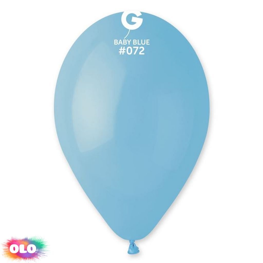 Balonky 100 ks baby modré 26 cm pastelové - SMART - Gumové balónky -  Balónky a helium - OLO.cz - prodej party dekorací a potřeb