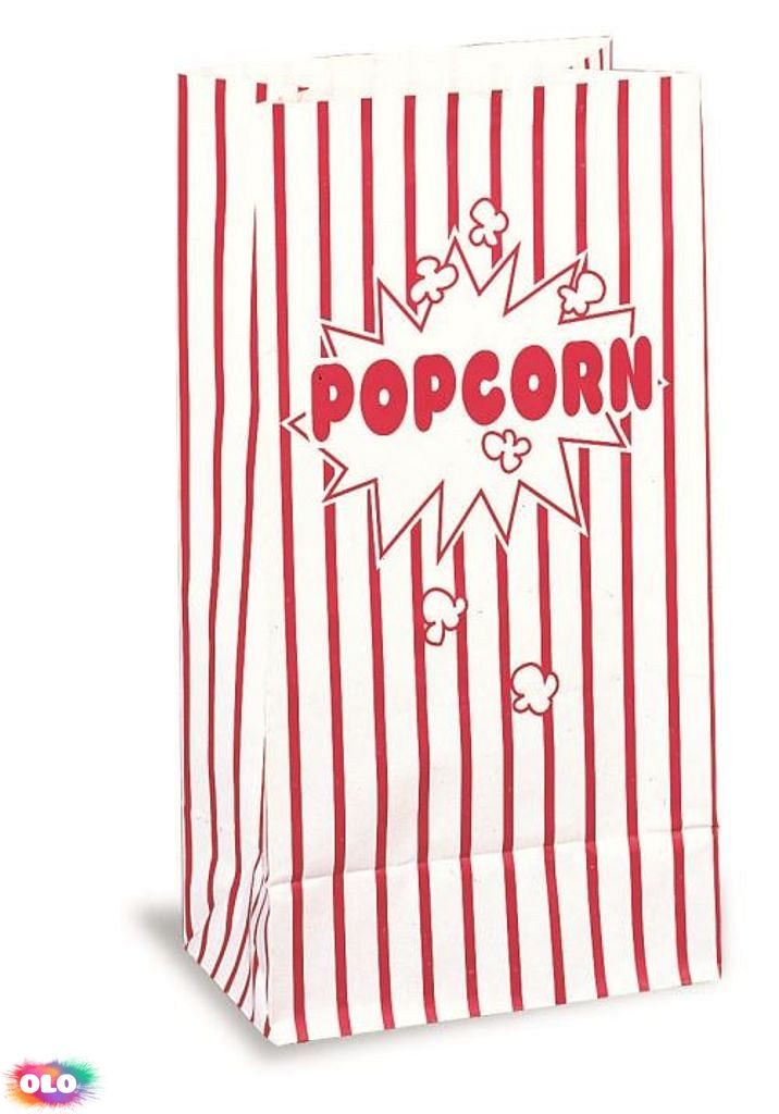 Sáčky na popcorn 10 ks - UNIQUE - Kompletní nabídka - - OLO.cz - prodej  party dekorací a potřeb