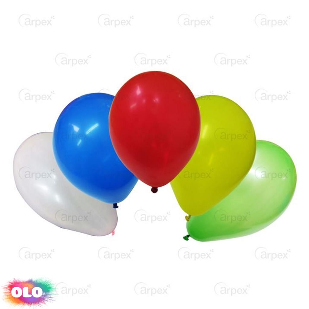 Balónky pastelové 25 cm 6 ks v bal. - Arpex - Gumové balónky - Balónky a  helium - OLO.cz - prodej party dekorací a potřeb