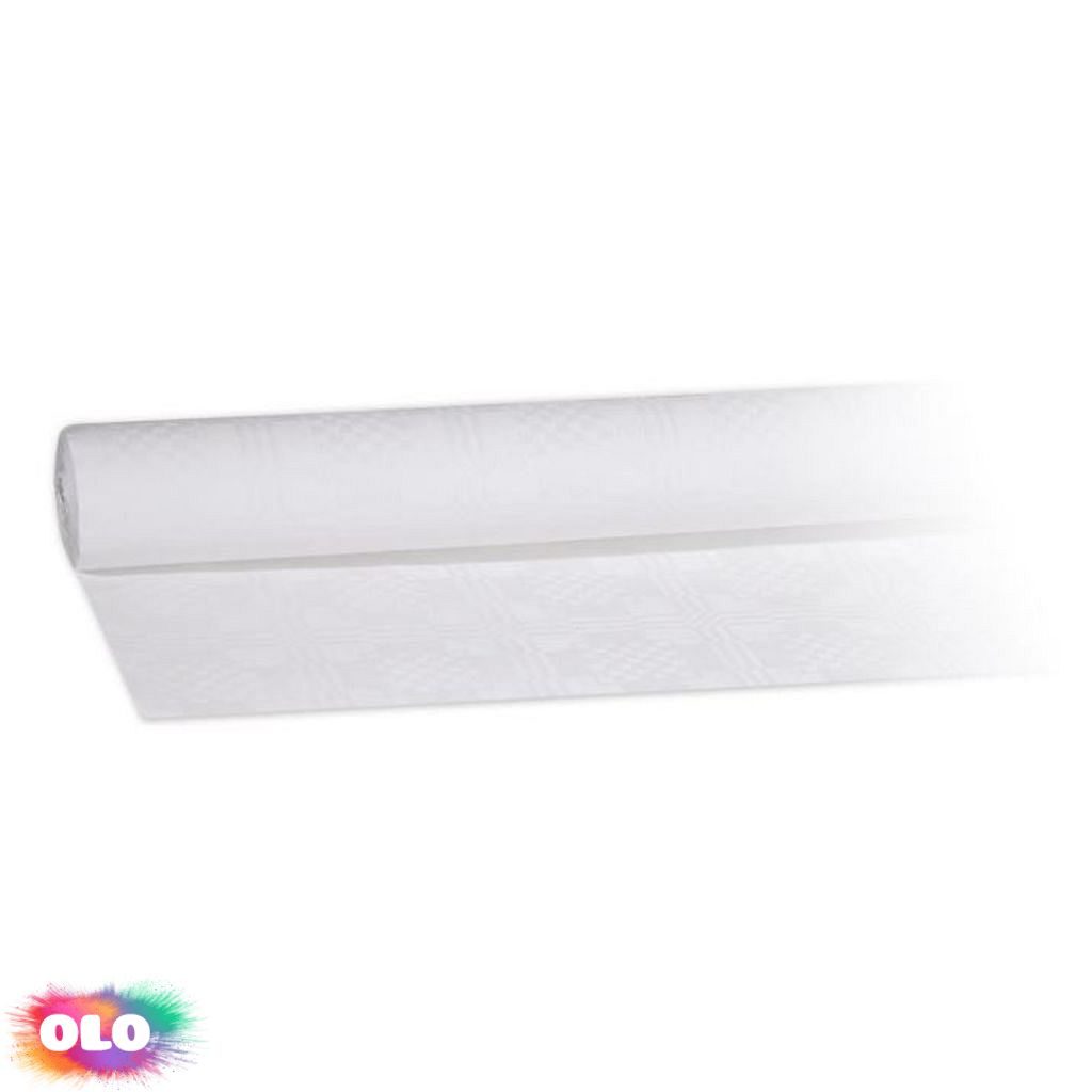 Ubrus jednorázový rolovaný bílý papírový 10 x 1,2 m - MAZUREK - Ubrusy -  Vše na stůl - OLO.cz - prodej party dekorací a potřeb