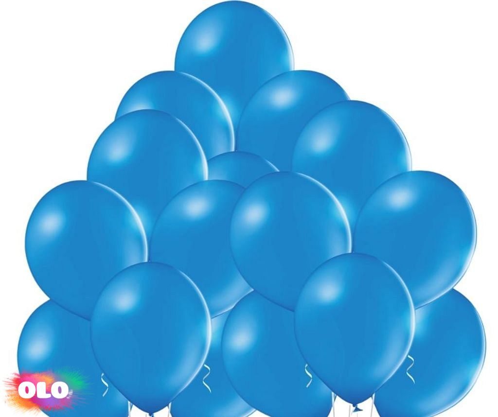 Balónky modré 012 - 50 kusů - balonky.cz - Kompletní nabídka - - OLO.cz -  prodej party dekorací a potřeb
