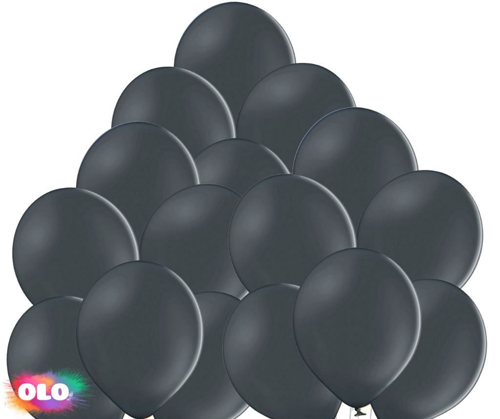 Balónky tmavě šedé 151 - 50 kusů - balonky.cz - Kompletní nabídka - -  OLO.cz - prodej party dekorací a potřeb