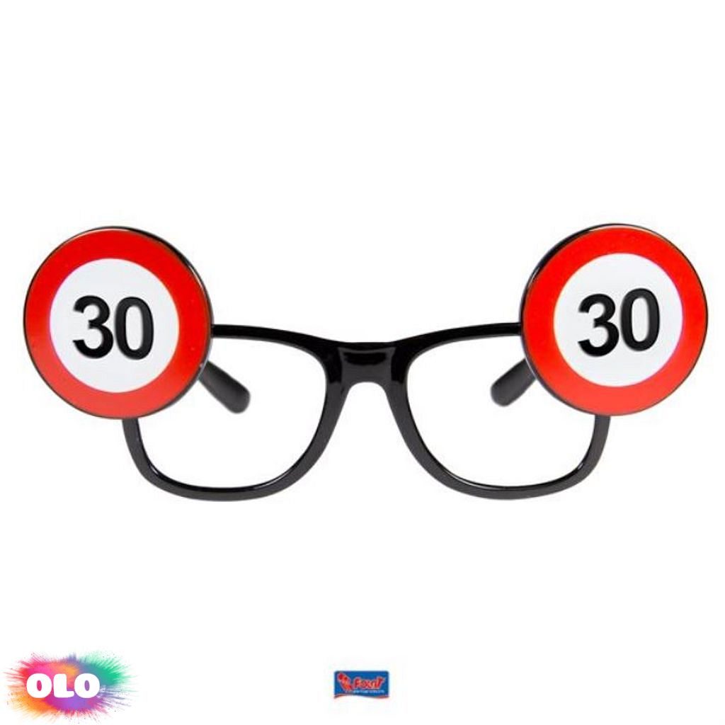 Brýle dopravní značka 30 - Folat - Brýle - Masky a kostýmy - OLO.cz -  prodej party dekorací a potřeb