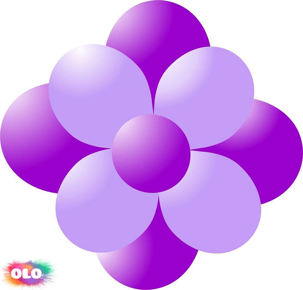 Balónky kytka fialová-lavender - Kompletní nabídka - - OLO.cz - prodej  party dekorací a potřeb