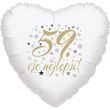 59. narozeniny balónek srdce