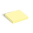 bloček samolepící 75x75mm 100 listů žlutý pastelový 7500894