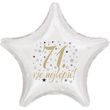 71. narozeniny balónek hvězda