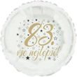 83. narozeniny balónek kruh
