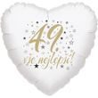 49. narozeniny balónek srdce